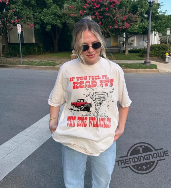 Book Wrangler Shirt Twisters Torando Retro Western Book Lover Shirt Country Bookish Tee Bookish Gift For Her Country Girl trendingnowe 3