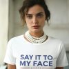 Say It To My Face Shirt Kamala Shirt Madam President Tshirt Harris 2024 Shirt Democratic Party Election Tee trendingnowe 1