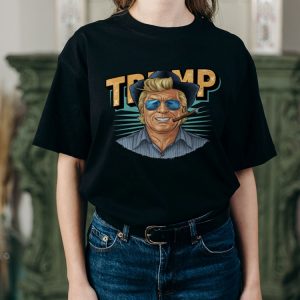 trump in a cowboy hat shirt president donald trump 2024 shirts