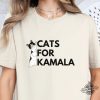 Cats For Kamala Progressive 2024 Election Shirt Pro Harris 2024 Political Shirt Democratic Tshirt Liberal T Shirt trendingnowe 1