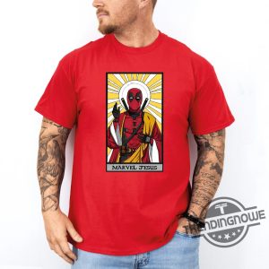 Marvel Jesus Shirt Sarcastic Marvel Avengers And Jesus Shirt Religious Tee Funny Deadpool Jesus Shirt Christian Shirt trendingnowe 3