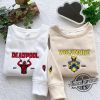 Deadpool Wolverine Embroidered Shirt Deadpool And Wolverine Embroidered Hoodie Marvel Embroidered Shirt Superhero Gift trendingnowe 1