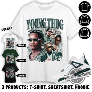 Oxidized Green Shirt Aj 4 Oxidized Green Unisex Shirt Sweatshirt Hoodie Young Thug Shirt To Match Sneaker trendingnowe 2