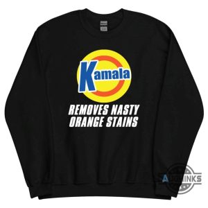 kamala harris removes nasty orange stains shirt funny anti donald trump shirts 2024 laughinks 4