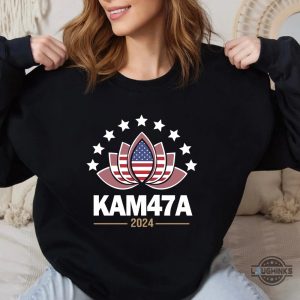 kamala harris lotus flower shirt kam47a kamala 47 for president shirts