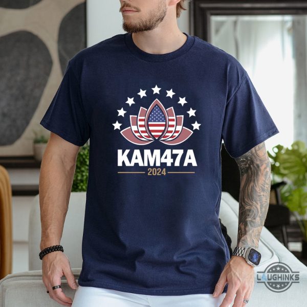 kamala harris lotus flower shirt kam47a kamala 47 for president shirts