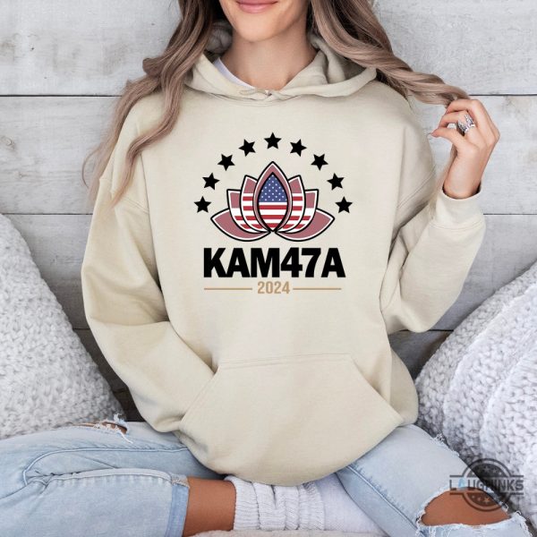 kamala harris lotus flower shirt kam47a kamala 47 for president shirts