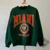 Vintage University Miami Hurricanes Sweatshirt Miami Hurricanes T Shirt Uofm Shirt Miami Hurricanes Shirt revetee 1