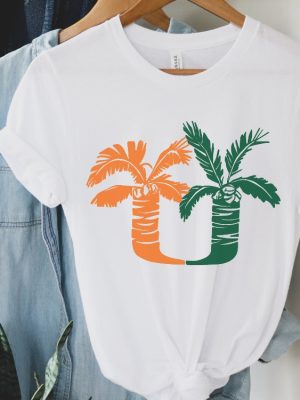 Miami Game Day Shirt Palm Trees Um Shirt Miami Hurricanes Shirt Miami Hurricanes T Shirt revetee 2