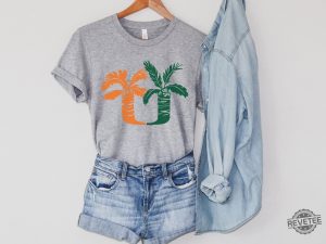 Miami Game Day Shirt Palm Trees Um Shirt Miami Hurricanes Shirt Miami Hurricanes T Shirt revetee 3