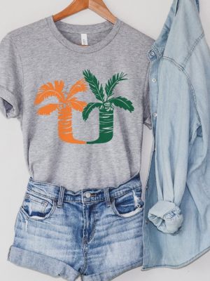 Miami Game Day Shirt Palm Trees Um Shirt Miami Hurricanes Shirt Miami Hurricanes T Shirt revetee 3