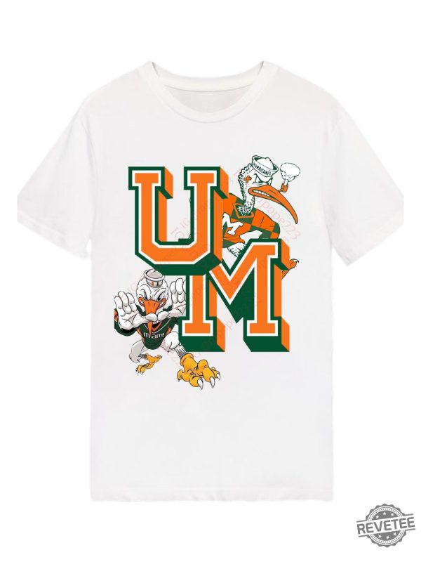 University Of Miami Hurricanes Modern Shirt Miami Hurricanes Shirt Miami Hurricanes T Shirt revetee 1