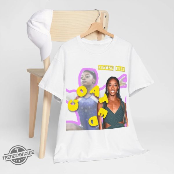 Simone Biles T Shirt Goated Biles Tshirt 2024 Olympics Simone Bile Shirt Fans Gift Olympics T Shirt Usa Gymnastics Tee trendingnowe 3