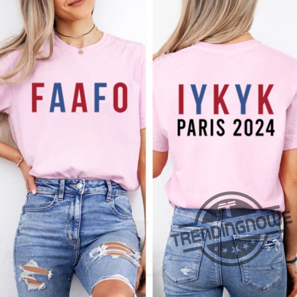 Faafo Shirt Iykyk Shirt Faafo Olympic 2024 Shirt Simone Biles Shirt F Around And Find Out Shirt Womens Gymnastics Olympics Shirt trendingnowe 1