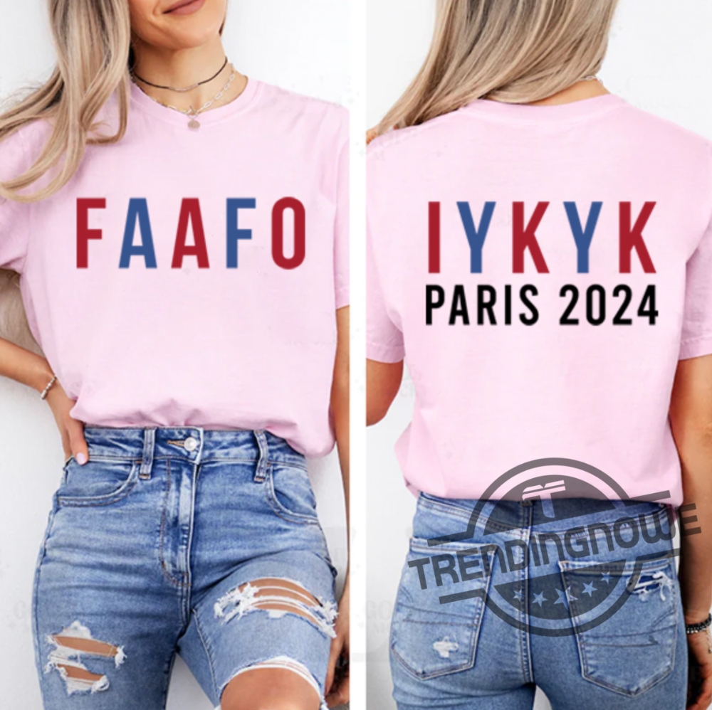 Faafo Shirt Iykyk Shirt Faafo Olympic 2024 Shirt Simone Biles Shirt F Around And Find Out Shirt Womens Gymnastics Olympics Shirt trendingnowe 1