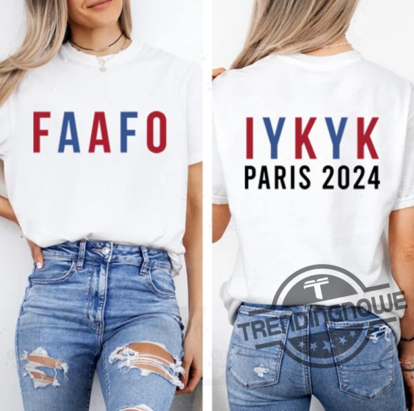 Faafo Shirt Iykyk Shirt Faafo Olympic 2024 Shirt Simone Biles Shirt F Around And Find Out Shirt Womens Gymnastics Olympics Shirt trendingnowe 2