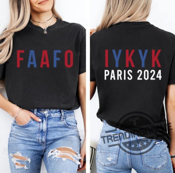 Faafo Shirt Iykyk Shirt Faafo Olympic 2024 Shirt Simone Biles Shirt F Around And Find Out Shirt Womens Gymnastics Olympics Shirt trendingnowe 3