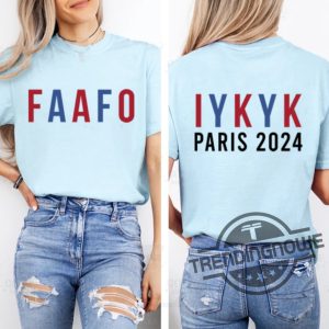 Faafo Shirt Iykyk Shirt Faafo Olympic 2024 Shirt Simone Biles Shirt F Around And Find Out Shirt Womens Gymnastics Olympics Shirt trendingnowe 4