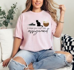 I Understand The Assignment Shirt Kamala Harris Sweatshirt Vote Blue Tee Sneakers Tshirt Cat Lady Team Coconut Hoodie Madam President Shirt giftyzy 7