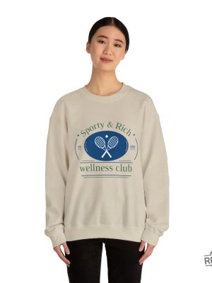 Sporty And Rich Wellness Club Sweatshirt Health Is Wealth Sweatshirt Sporty And Rich Wellness Club Shirt revetee 3