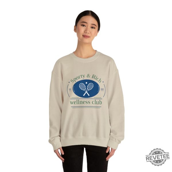 Sporty And Rich Wellness Club Sweatshirt Health Is Wealth Sweatshirt Sporty And Rich Wellness Club Shirt revetee 3