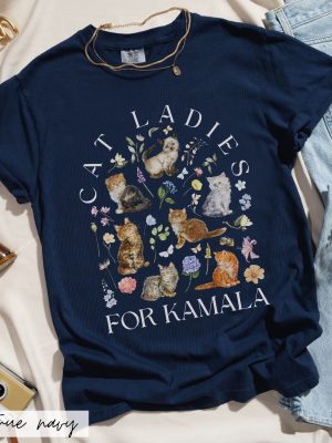 Cat Ladies For Kamala Harris Shirt Cat Ladies For Kamala Shirt Cat Ladies For Kamala T Shirt revetee 3