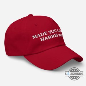 made you look kamala harris 2024 embroidered baseball hat