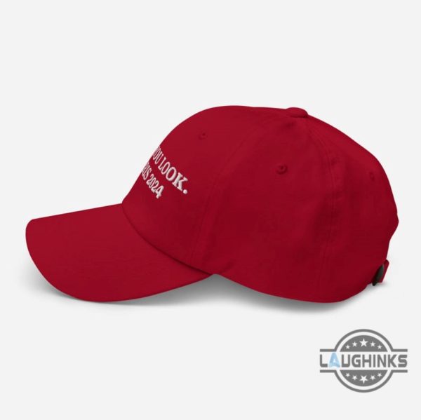 made you look kamala harris 2024 embroidered baseball hat