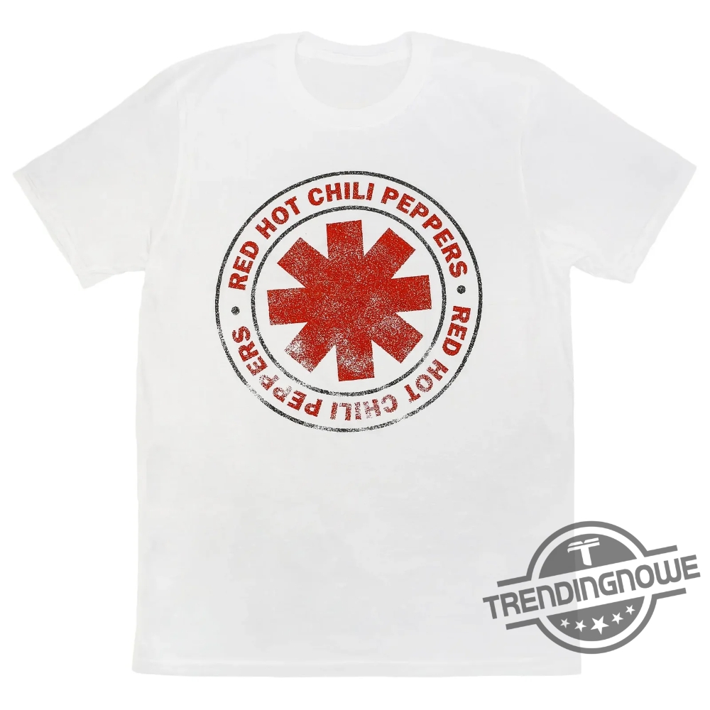 Red Hot Chili Peppers Shirt Red Hot Chili Peppers Asterisk Distressed T Shirt trendingnowe 1