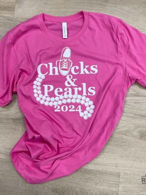 Kamala Harris Chucks And Pearls 2024 Shirt Kamala Chucks And Pearls Shirt 2024 revetee 3