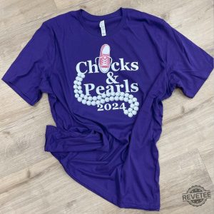 Kamala Harris Chucks And Pearls 2024 Shirt Kamala Chucks And Pearls Shirt 2024 revetee 4