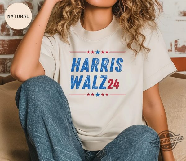 Kamala Harris Tim Walz 2024 Shirt Vote Blue T Shirt Vote Harris Walz Tee Patriotic Election Shirt For Men And Women trendingnowe 1