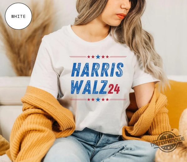 Kamala Harris Tim Walz 2024 Shirt Vote Blue T Shirt Vote Harris Walz Tee Patriotic Election Shirt For Men And Women trendingnowe 2