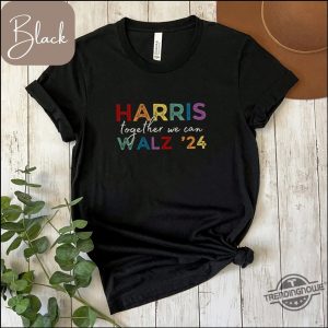 Harris Walz V Neck Shirt Harris Walz 2024 Kamala Shirt Together We Can Harris Walz Shirt Harris Walz 2024 Election Shirt trendingnowe 2