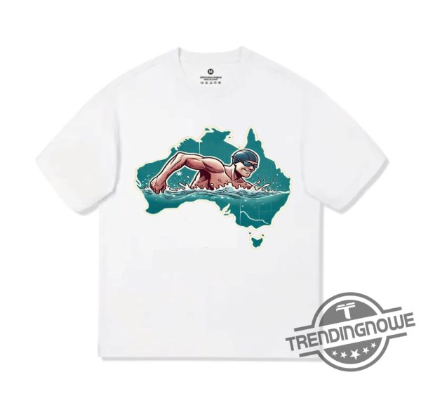 Artistic Swimming Olympics Shirt Paris 2024 Shirt Aussie Swimmer White Tee Olympics 2024 T Shirt trendingnowe 1 1