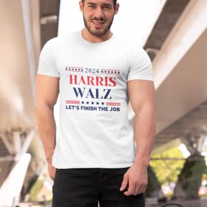 Kamala Harris Shapiro 24 Shirt Harris Walz Shirt Harris Walz Lets Finish The Job Shirt Madam President Shirt Kamala 2024 Tee trendingnowe 2