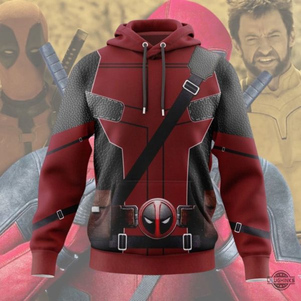 realistic deadpool cosplay costume outfit funny and not too scary halloween costumes t shirt sweatshirt hoodie sweatpants laughinks 2