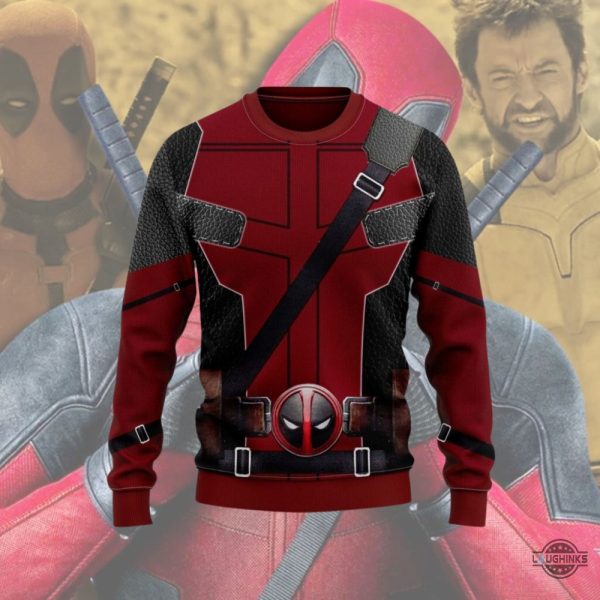 realistic deadpool cosplay costume outfit funny and not too scary halloween costumes t shirt sweatshirt hoodie sweatpants laughinks 3