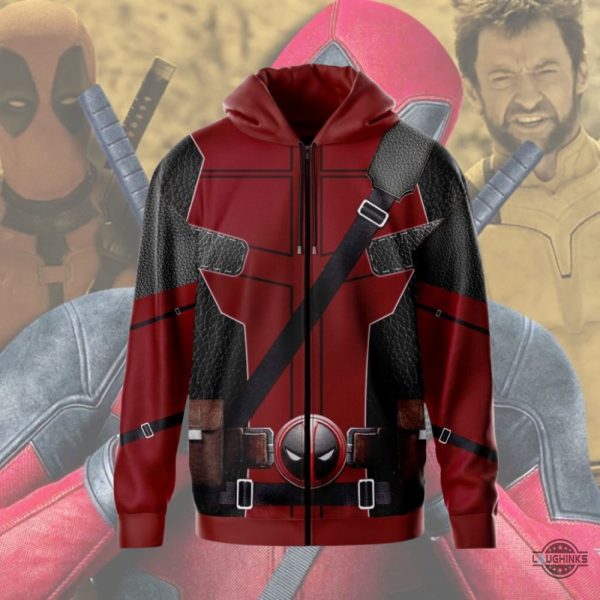 realistic deadpool cosplay costume outfit funny and not too scary halloween costumes t shirt sweatshirt hoodie sweatpants laughinks 4