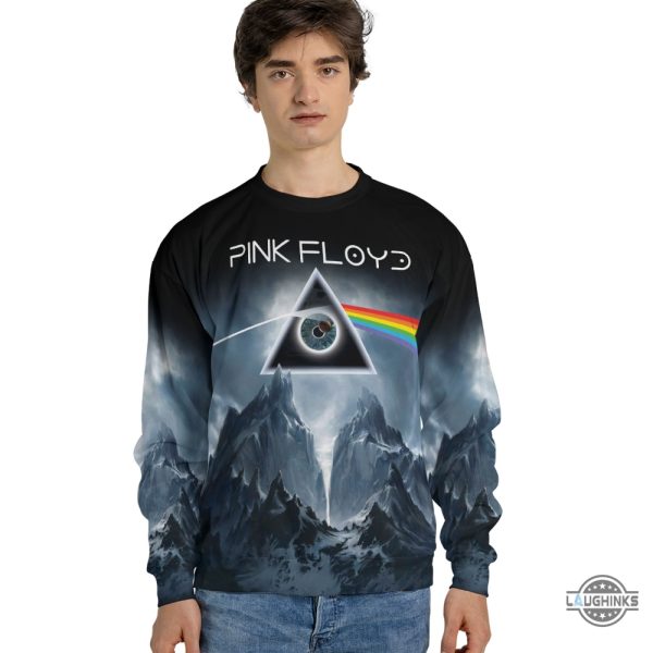 dark side of the moon pink floyd all over printed t shirt sweatshirt hoodie