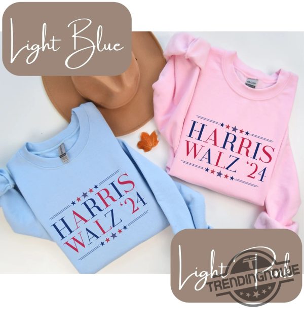 Harris Walz Shirt V Neck Sweatshirt Harris Walz 2024 T Shirt Kamala Harris For President Harris Walz T Shirt Harris Walz Tee trendingnowe 2