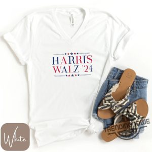 Harris Walz Shirt V Neck Sweatshirt Harris Walz 2024 T Shirt Kamala Harris For President Harris Walz T Shirt Harris Walz Tee trendingnowe 4