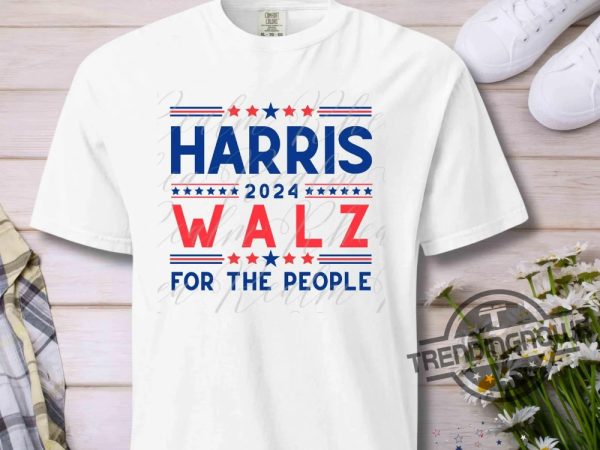 Harris Walz 2024 Shirt For The People T Shirt Vote Harris Walz Tee Vice President Tim Walz President Kamala Harris Shirt trendingnowe 2