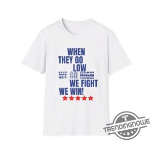 Kamala Harris 2024 When We Fight We Win Shirt For 2024 Election Rally Shirt Madam President Election Shirt Harris Walz Shirt trendingnowe 2