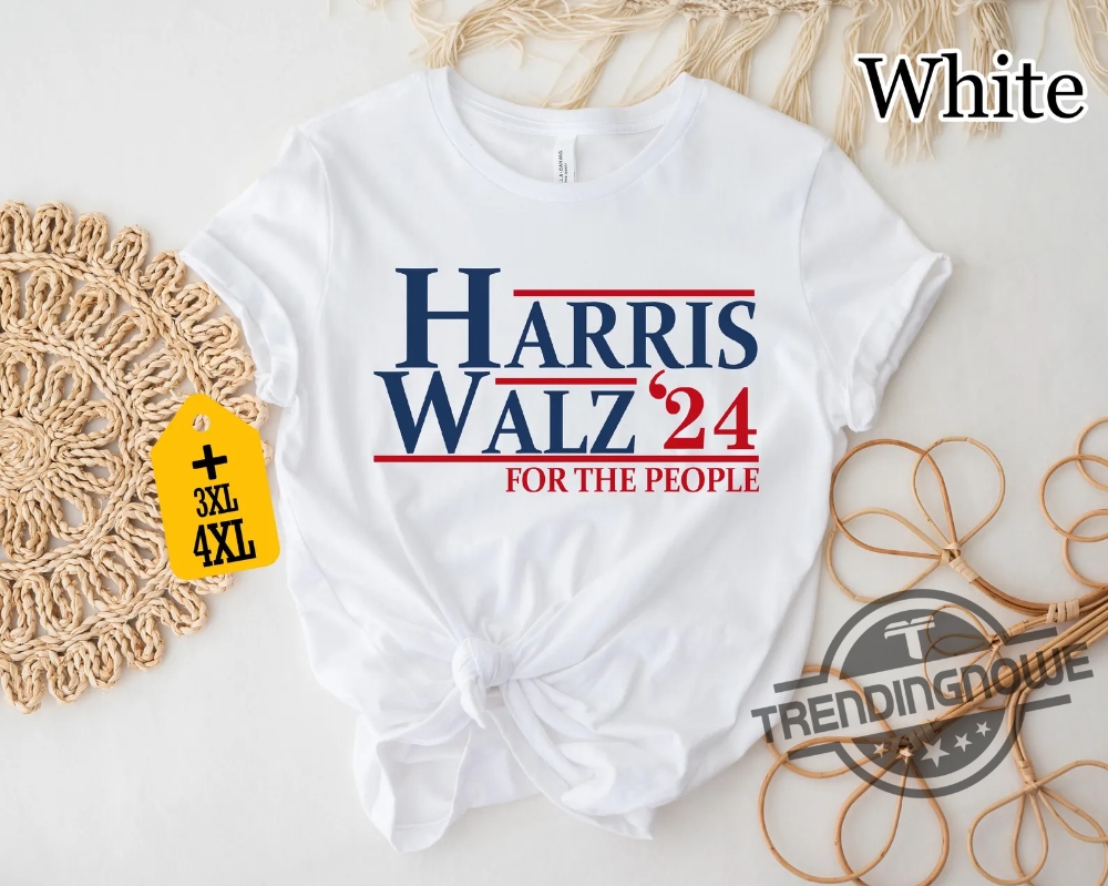 Harris Walz 2024 For The People Shirt Harris Walz Shirt Harris Walz 2024 T Shirt Kamala For President Harris Walz T Shirt