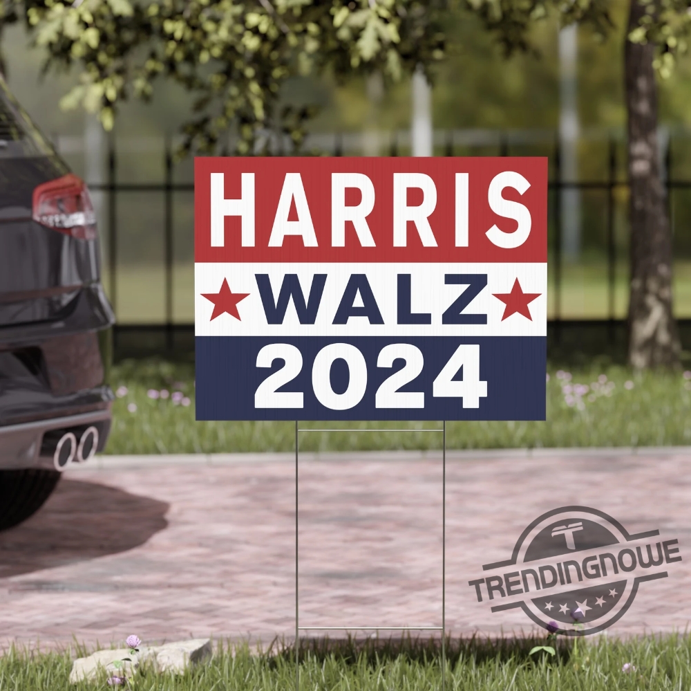 Kamala Harris Walz Yard Sign Vote Blue Sign Kamala 2024 Campaign Sign Harris Walz Yard Sign Harris Walz 2024 Sign