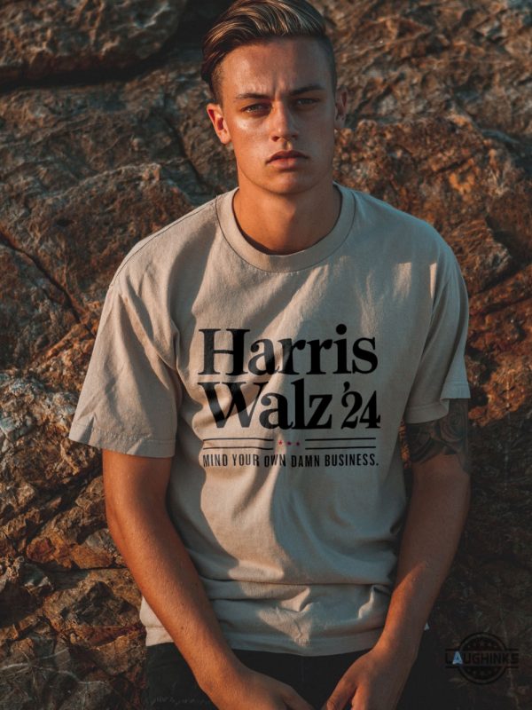 mind your own damn business harris walz 24 shirt