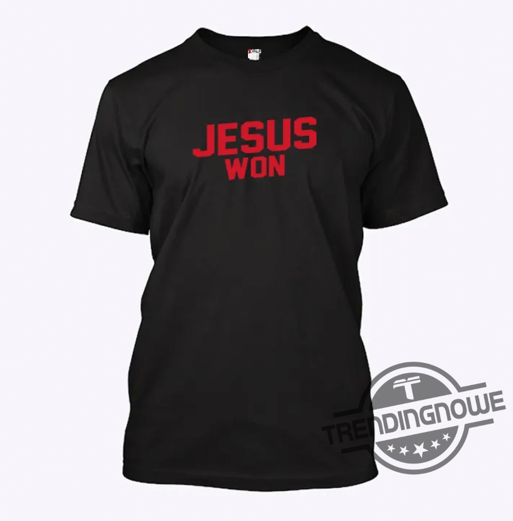 Jesus Won Shirt Front And Back Ohio State Buckeyes Jesus Won T Shirt Sweatshirt Hoodie