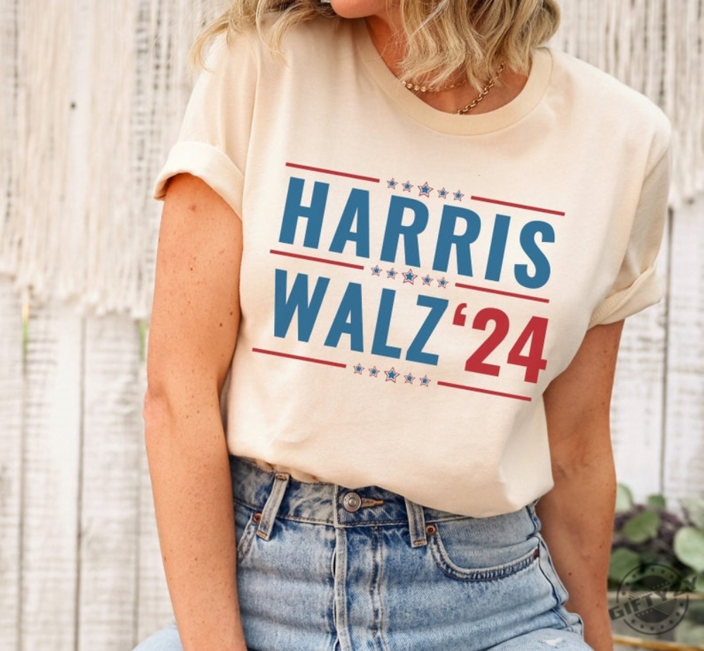 Harris Walz Shirt Kamala 2024 Election Sweatshirt Harris Walz 2024 Tshirt Vp Election Harriswalz Hoodie Elect Harris Shirt giftyzy 1