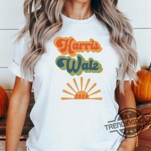 Kamala Harris Walz 2024 Shirt Kamala For President Shirt Boho Aesthetic Tee Election 2024 Shirt Harris Walz Shirt trendingnowe 3